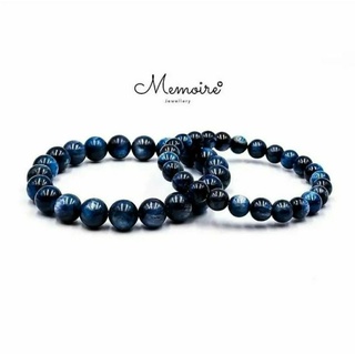 กำไลข้อมือหินแท้ไคยาไนท์ Dark Kyanite 3A (สีเข้ม)