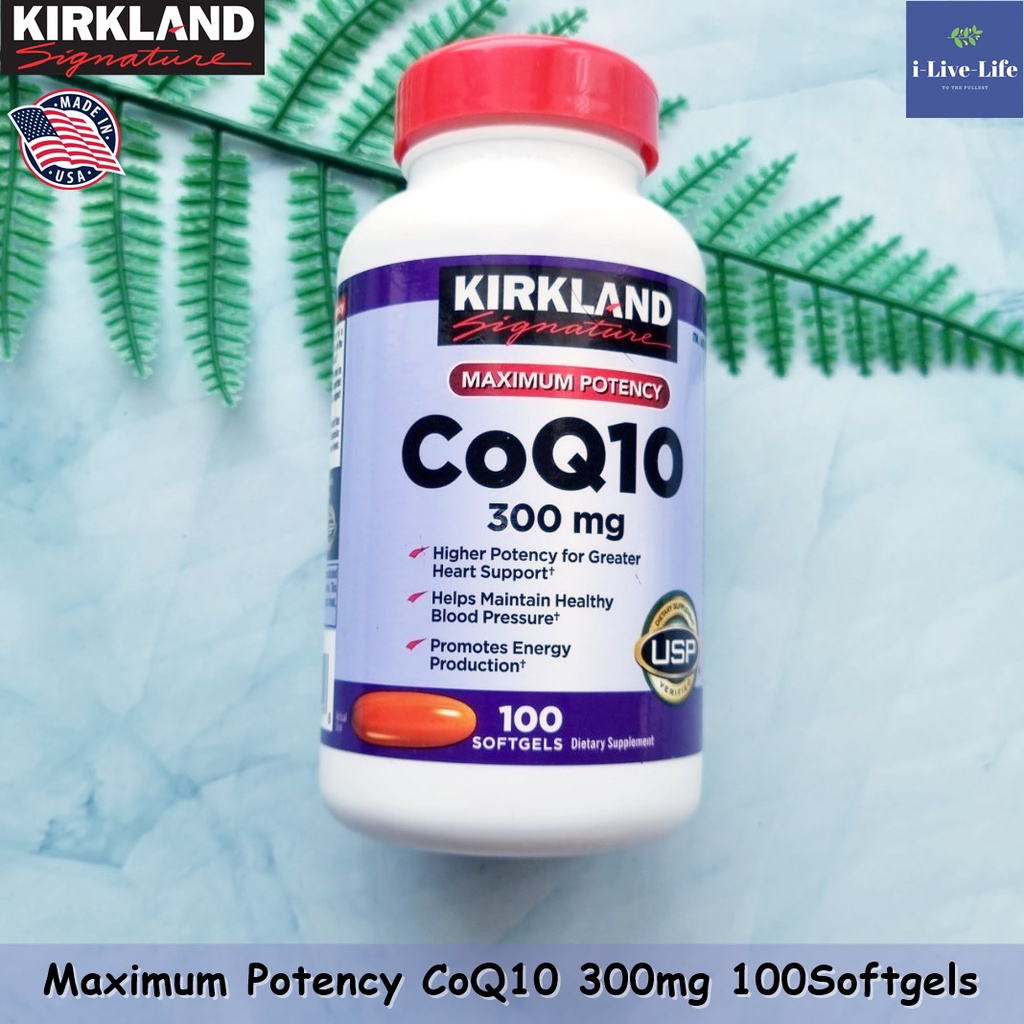 CoQ10 โคคิวเทน 300 mg 100 Softgels - Kirkland Signature  #Q10  #โคเอนไซม์คิว10