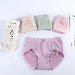 brabra กางเกงใน แบบเซ็ท รุ่น A12 เซ็ทกางเกงใน สีหวาน แบบกล่อง ผ้าฝ้ายแท้100% ระบายอากาศได้ดี กางเกงในผญ