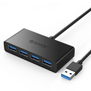 ORICO USB 3.0 Hub 4ช่อง Orico USB Hub 4port 5GBP G11-H4-U3 ตัวต่อพ่วง ยูเอสบี ฮับ (สีดำ/ขาว)