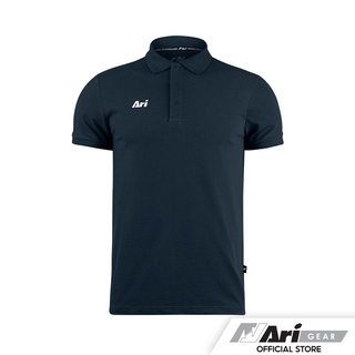 ARI ESSENTIAL SMART POLO - NAVY/WHITE เสื้อโปโล อาริ ESSENTIAL SMART สีกรมท่า