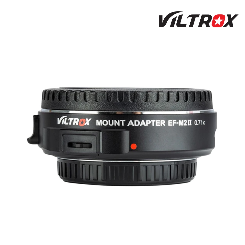 VILTROX EF-M2II Focal Reducer Booster Adapter Auto-Focus 0.71x for Canon EF Mount Series Lens to M43 Camera GH4 GH5 GF6