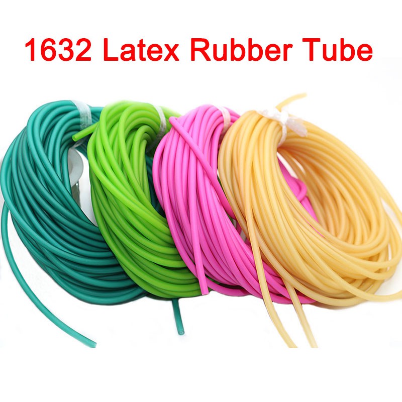 10m 1632 Natural Latex Rubber Tube Elastic Band for Outdoor Sports