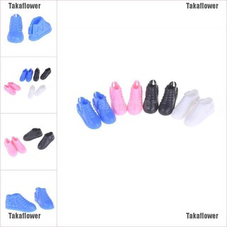 Takaflower รองเท้าผ้าใบลําลอง 4 คู่