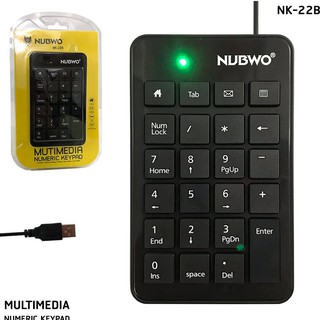 NUBWO NUTIMEDIA NUMERRIC KEYPAD รุ่นNK-22B ประกัน 1 ปี