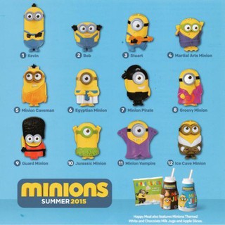 โมเดลแม็คโดนัลด์ชุดคาแรคเตอร์มินเนี่ยน (minion) - Mcdonalds Happy Meal Toys Minion 2015 🧡