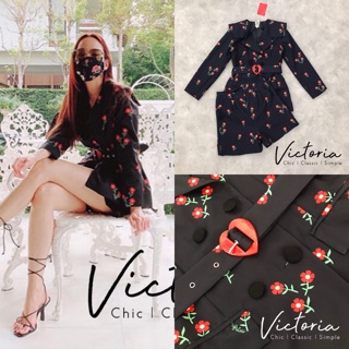 เซ็ตเสื้อสูท+กางเกง (S/M/L/XL) ป้าย VICTORIA