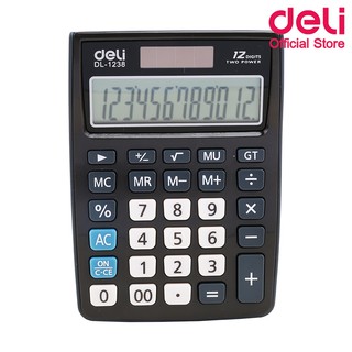 Deli 1238 Calculator เครื่องคิดเลขแบบตั้งโต๊ะ 12 หลัก รับประกัน 3 ปี!!! เครื่องคิดเลขยี่ห้อdeli เครื่องเขียน อุปกรณ์สำนักงาน