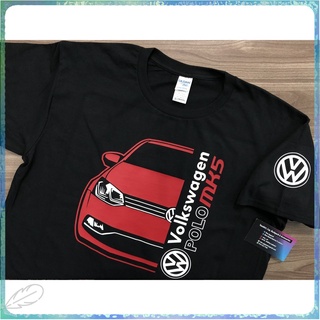 ขายดี ใหม่ VW Volkswagen Polo MK5 * เสื้อยืดโปโล แขนสั้น สีแดง และสีดํา สําหรับผู้ชาย TYUI25114