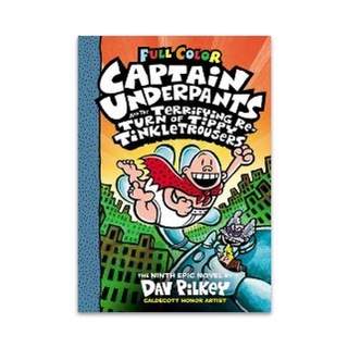 สั่งเลย หนังสือมือ1! CAPTAIN UNDERPANTS 09: THE TERRIFYING RETURN OF TIPPY TINKLETROUSERS (COLOR ED)