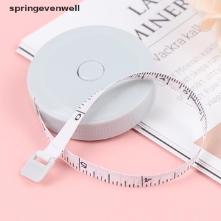 [springevenwell] ม้วนเทปวัดส่วนสูง แบบพกพา ยืดหดได้ 2 เมตร สําหรับเด็ก 1 ชิ้น