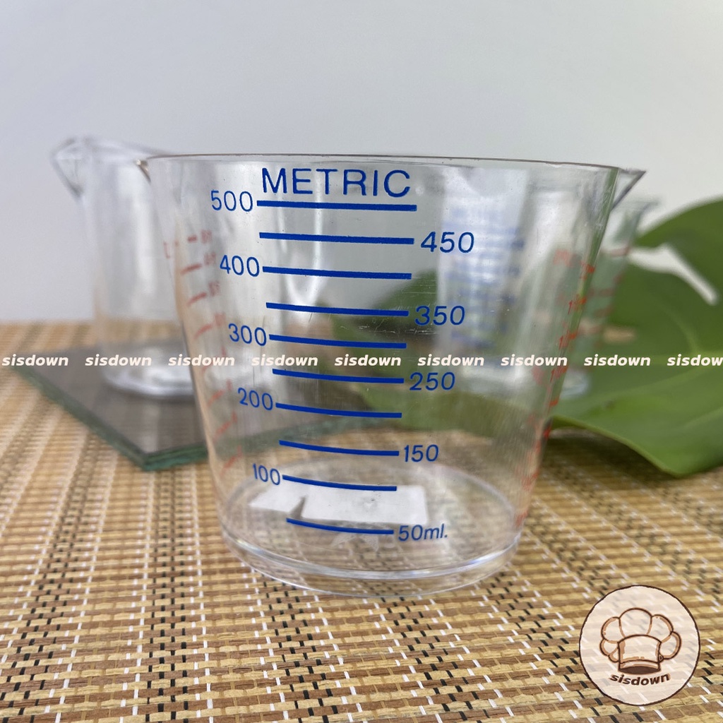 แก้วตวง ถ้วยตวงพลาสติก ที่ตวง ถ้วยตวงพลาสติกด้ามยาว 250,500ml. เหยือกตวง food grade ตวงน้ำ - รูปที่ 3
