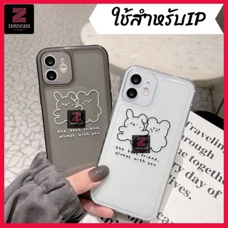 -พร้อมส่งในไทย-เคสซิลิโคนลายกระต่าย TPU นิ่ม ใช้สำหรับIPทุกรุ่น #239