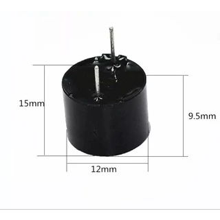 3V 5V 9V 12V Active Buzzer 12095 ดังยาวต่อเนื่อง Beep Tone 12*9.5มม.