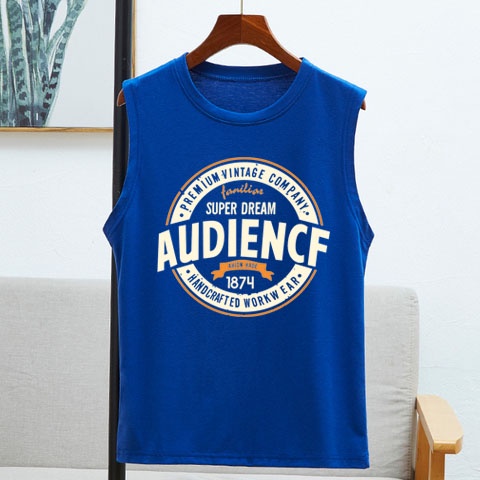 หน้าร้อน สไตล์ใหม่ รูปแบบตัวอักษรใหม่ หลวม เสื้อแขนกุด 8สี S~3XL