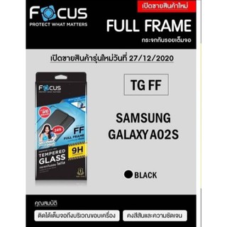 Focus​ฟิล์ม​กระจกใส​ Samsung A02s เต็ม​จอ​FF​