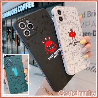 🔥 เคสไอโฟน11สัตว์ประหลาด ลายแถบข้างขอบเหลี่ยมซิลิโคนสำหรับ สำหรับ เคส Apple iPhone SE2022 11 เคสi11 6s Xr 6 เคสไอโฟนse3 2022 เคสไอโฟนXSMax เคสไอโฟน11 12 7 i8plus เคสไอโฟน7พลัส 13 Pro XS Max 8 plus เคสไอโฟนxr X Case