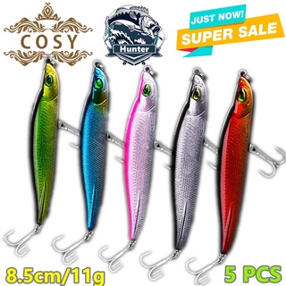 A58-เหยื่อปลอมรูปปลาซิว ตะขอตกปลา Plastic Bait เหยื่อตกปลานิล เหยื่อตกปลาช่อน 11g/8.5cm เหยือตกปลา เหยื่อปลา 🐠🐟🐳