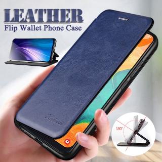 Leather Flip Magnetic Case เคสฝาพับเคสแม่เหล็กเคสโทรศัพท์หนังฝาพับ Samsung Galaxy A21S  A51 A31 A71 S20 Plus S20Ultra เคสกันกระแทกเคสโทรศัพท์