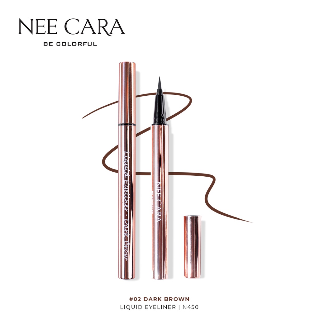 N450 NEE CARA BE COLORFUL LIQUID EYELINER นีคารา บี คัลเลอร์ฟูล ลิควิด อายไลเนอร์ อายเมจิก - รูปที่ 7