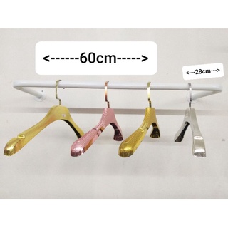 👍👍ราวยึดผนัง เหล็กอบสีขาวอย่างดี 👍👍 # ราวกลม 60 cm (ของจริงแข็งแรงตรงปก)