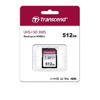 Transcend SDXC 300S 512GB  :SD Card  รับประกัน 5 ปี-มีใบกำกับภาษี-TS512GSDC300S