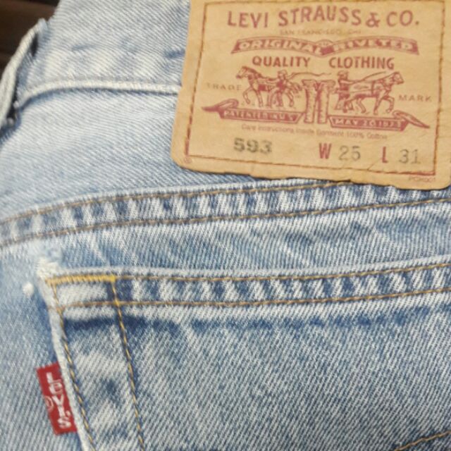 กางเกงยีนส์ ผู้หญิง Levi's593 SuperLow  แท้100%