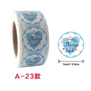 [📣ส่งจาก กทม.] สติ๊กเกอร์ขอบคุณ Thankyou Sticker ม้วนละ 500 ดวง
