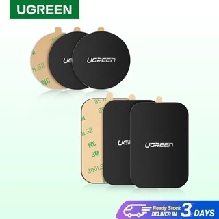 Ugreen แผ่นโลหะแม่เหล็ก สําหรับวางโทรศัพท์มือถือในรถยนต์