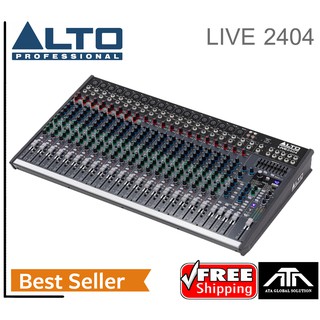 มิกเซอร์ ALTO LIVE 2404 NPE MIXER (รับประกันศูนย์ 1ปี) เครื่องแต่งเสียง ปรับเสียง ออดิโออินเตอร์เฟส ครอส อีคิว เอฟเฟกส์แ