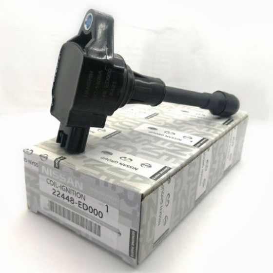 คอยล์จุดระเบิดNissan March, Juke, Pulsar, Almera, TIIDA, Teana, X-Trail, Sylphy, Note แท้ห้าง PART NO 22448 – ED000 ราคา ถูกที่สุด ดีลบีเคเค