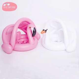  nnshop [พร้อมส่ง] Baby Shark ห่วงยางสอดขา มีหลังคาบังแดด ห่วงยางสำหรับเด็ก