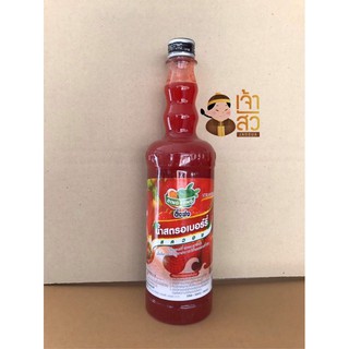 น้ำสตอเบอร์รี่🍓 น้ำผลไม้สูตรเข้มข้น ตราติ่งฟง(Dingfong) ขนาด760ml.