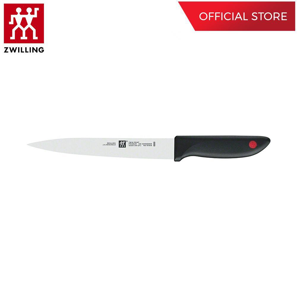 ZWILLING มีดสไลซ์ สเตนเลสสตีล 200 มม. รุ่น Twin Point ด้ามสี Black  N32320201