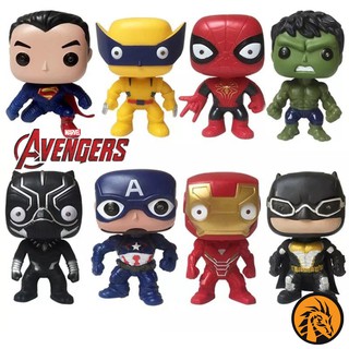 🔥พร้อมส่ง🔥โมเดล POP อเวนเจอร์ส Avengers &amp; DC ขนาด 10 ซม. เกรดพรีเมี่ยม งานสวยมาก ขนาดกำลังดี น่ารัก น่าสะสมครับผม❤