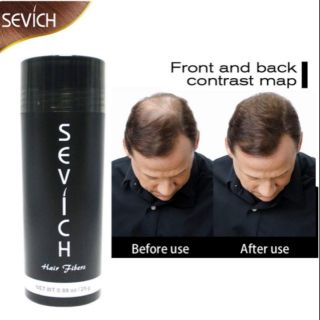 ผงไฟเบอร์ ปิดผมบางเพิ่มผมหนา30วิ Sevich Hair Fiber