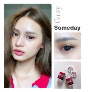 คอนแทคเลนส์ยี่ห้อ Lovely รุ่น Someday Gray (ลายเดียวกันกับรุ่น Dreamy )