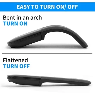 Foldable Wireless Bluetooth Arc Mouse for Microsoft Surface Pro Folding Bluetooth Touch Mice