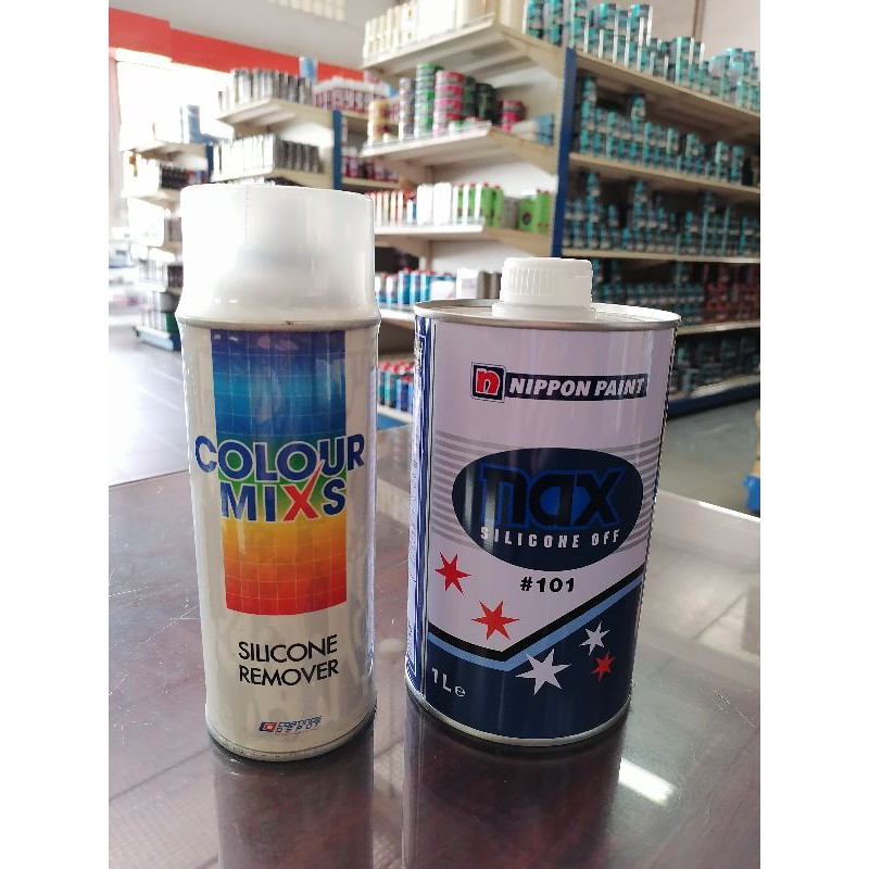 Silicone off, Silicone​ Remover น้ำยาเช็ดคราบไขมันก่อนพ่นสี
