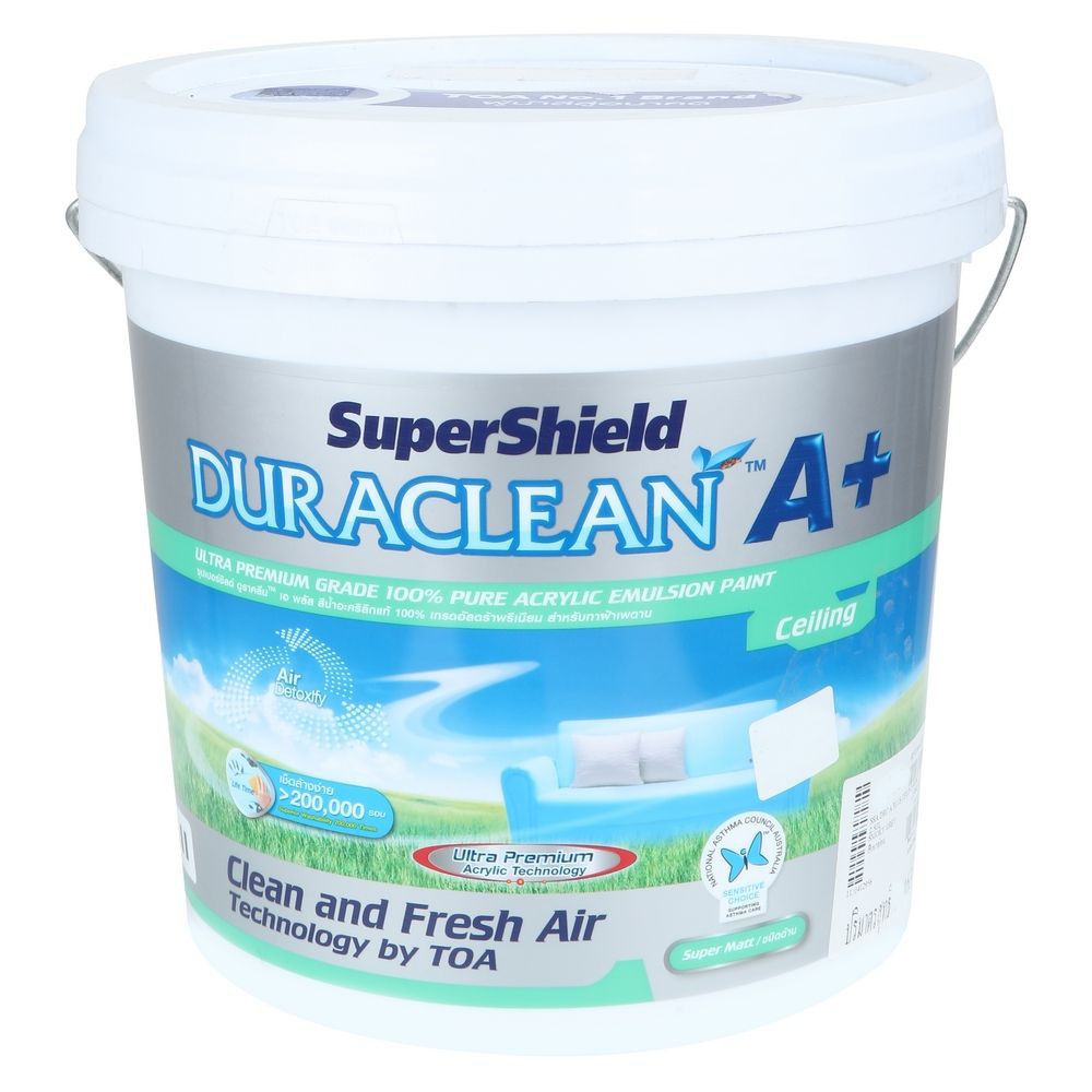 สีน้ำทาฝ้า OXYGEN PLUS M TOA 2.5GL #D888