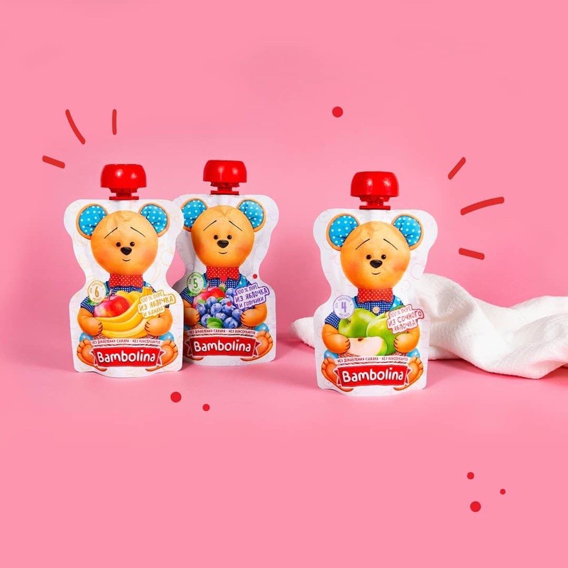 Bambolina 12ชิ้น อาหารเสริมสำหรับเด็กเล็กและทารก อาหารเสริมเด็ก เป็น ...