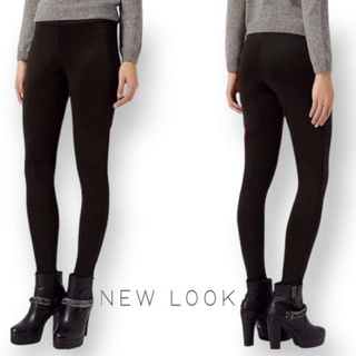 New Look : Black Detail Side Leggings