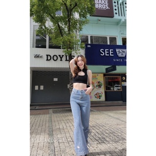 Korea Jeans🍿ดีเทลโบว์🎀คิ้วๆ