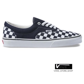 VANS ERA CHECKERBOARD NIGHT SKY TRUE WHITE SNEAKERS สินค้ามีประกันแท้