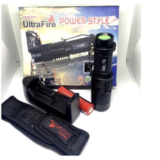 ไฟฉาย Ultrafire  5104 B หลอด XML-T6 แถมซองไฟฉาย