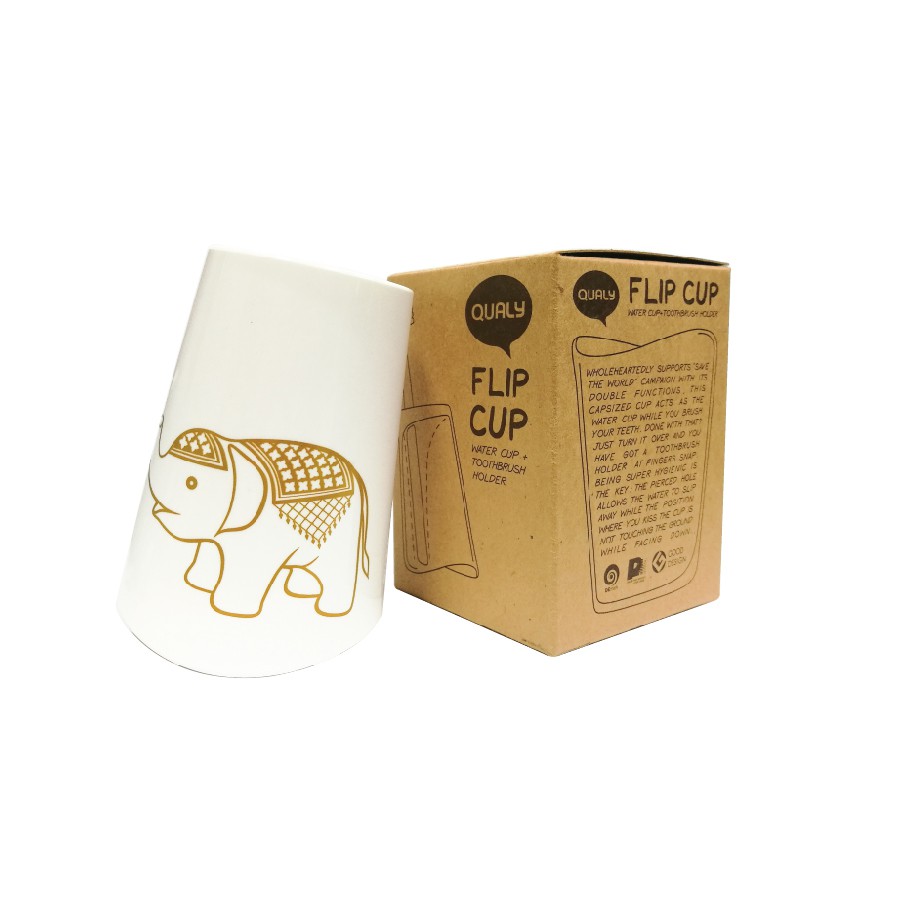 Wel-B Qualy Flip Cup Water Cup + Toothbrush Holder แก้วน้้าแปรงฟัน + ที่ว่างแปรงสีฟัน (Limited Editi