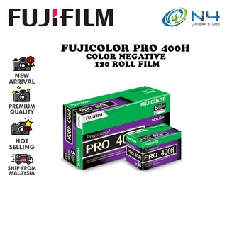 Fujifilm pro 400H ฟิล์มลบสี แบบมืออาชีพ (ม้วนเดี่ยว / ฟิล์ม 120 มม. / ฟิล์มรูปแบบกลาง) 36 EXP, หมดอายุ: 10/23