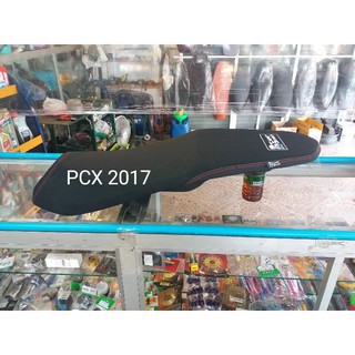 เบาะปาดPCX2017/เบาะมอร์เตอร์ไชค์/โลโก้แคมป์บางเมือง/นางฟ้าช้อป