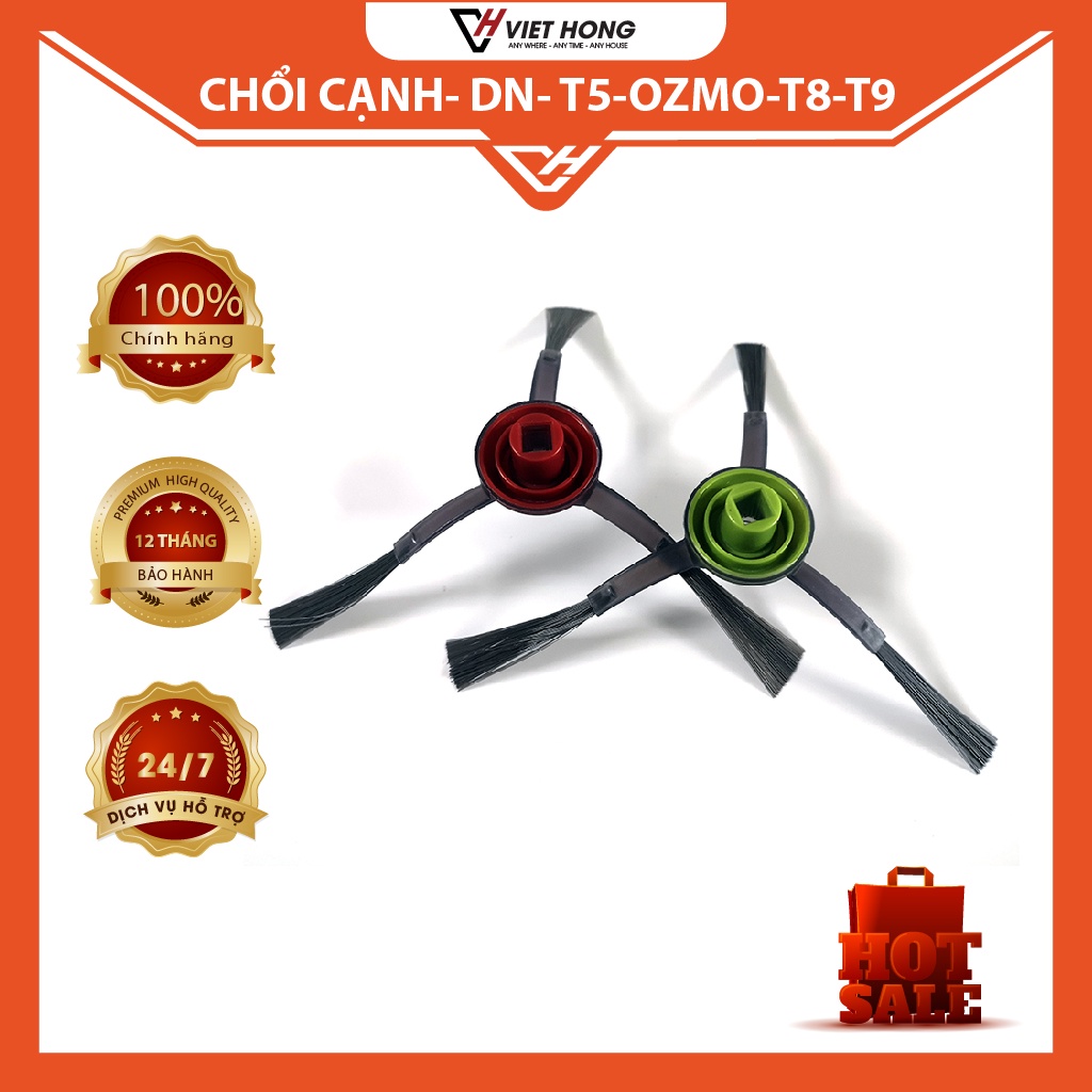 Ecovacs Deebot T8 Aivi Robot Replacement Side Brush, Power, Max,N5,N8, T5 Max, Neo, Fun, T9, T9max, 