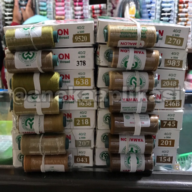 1 DOZEN YAMALON SEWING THEADS (7 DOZEN = 1 กิโล)